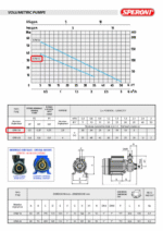 Speroni Booster Pump For Clear Water - KPM50 - Single Phase-554 GPH – 1/2HP – 1″ - Image 3