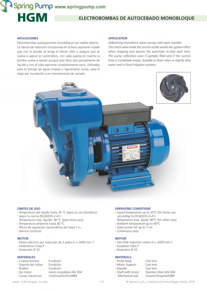 Trash Pump - HG50-1.5- Selfpriming -3phase- 2HP - Image 2