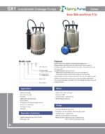 Gol Pumps - X1 03M32 (220V)- Sump Pump - 2532 GPH - 0.3HP - Single Phase - Image 4