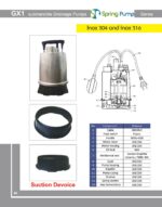 Gol Pumps - X1 03M32 (220V)- Sump Pump - 2532 GPH - 0.3HP - Single Phase - Image 3