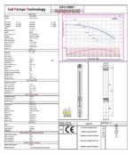 GPT 3″ Thin Submersible Well Pump - 296 Ft - 1740 GPH - 3 Wire - 1.5HP* - Image 3