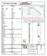 GPT 3.5″ Thin Submersible Well Pump - 390 Ft - 1890 GPH - 3 Wire - 2HP* - Image 3