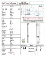 GPT 3.5″ Thin Submersible Well Pump - 76 Ft - 1920 GPH - 3 Wire - 0.5HP* - Image 3