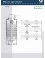 3HP SUBMERSIBLE 3-WIRE MOTOR 230V ,1P , 79GPM, DEEP WELL POTABLE WATER PUMP Motor with Splice kit - Image 5
