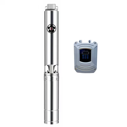 Brushless Stainless Steel Solar Submersible Pump With Controller – 150V, 15300W, 1848GPH, 1.25″